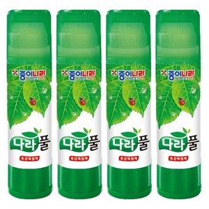 종이나라 투명나라풀, 35g, 4개
