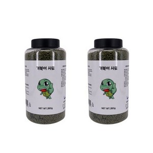 영아쿠아 거북이 전용 사료, 350g, 2개