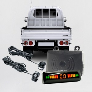 2구 부착형 후방감지기 포터2 트럭 화물차 봉고3 자동차 12V 24V 후방센서 후방감지, 4_24V 2구 중간배선15m(다운컨버터추가)