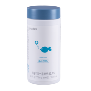 저분자 고함량 콜라겐 콜라겐바다 1일 2 000mg, 1박스, 90정