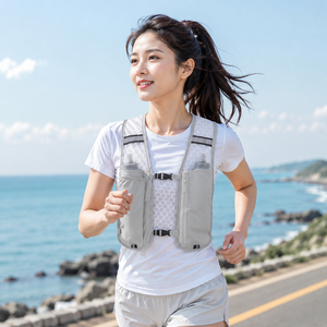 S.J.S 초경량 러닝 조끼 아웃도어 베스트 트레일 런닝 여름 등산 마라톤 조깅