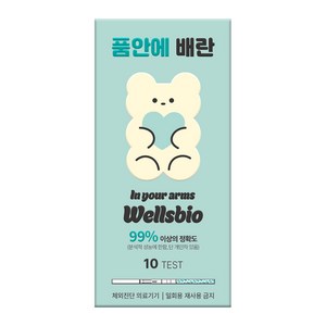 품안에 배란 테스트기 플러스 얼리 체크 배테기, 1개, 10개입