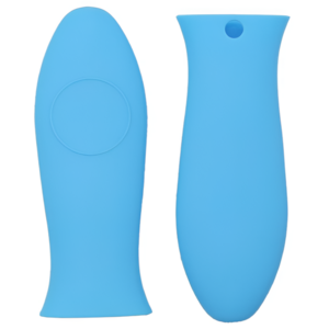 지노 후라이팬 실리콘 손잡이 커버, 2개, 블루