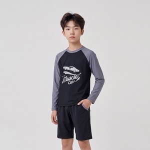 아동 주니어 래쉬가드 세트 DH61GR-2 비치웨어 수영복