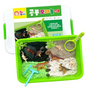 키드존 공룡 모래놀이, 혼합색상, 1개, 1.2kg