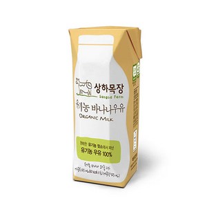 상하목장 유기농 멸균 바나나우유, 125ml, 24개