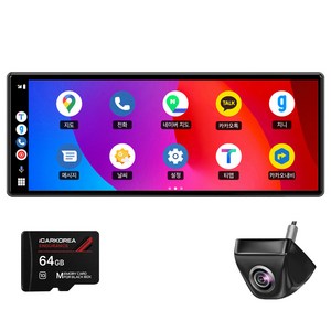 카플레이 안드로이드오토 카플레이 모니터 후방카메라 풀세트 V10 POP, V10 POP+와이드 카메라, 2GB, 와이드