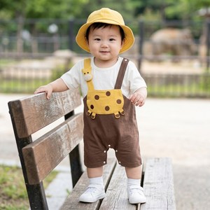 몽실이 사파리 멜빵 우주복