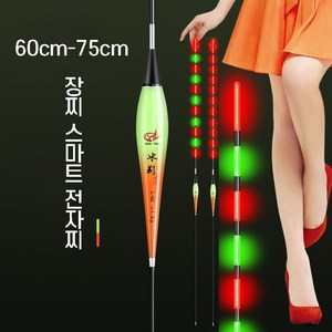 60cm-75cm 장찌 변색 스마트 전자찌, L-16 3.0g 73.5cm, 2개