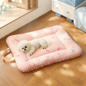 WHH 사계절 반려동물 반려동물 강아지 마약 방석 고양이 쿠션, 1개, 핑크