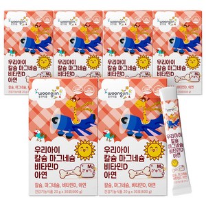 웅진 우리아이 쑥쑥 칼슘 마그네슘 아연 비타민d 젤리 칼마디 영양제 키즈 어린이 청소년, 6박스, 600g