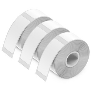 오지렌 네임스티커 감열식 라벨프린터 라벨기 핑크, WP9529/간격 라벨지 화이트, 1개