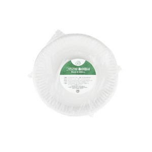그린리빙 종이접시 15cm, 500개