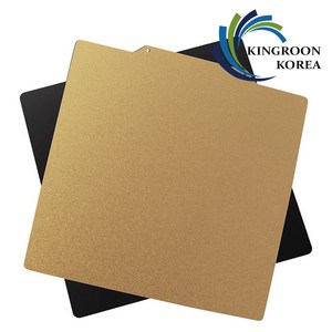 킹룬 프리미엄 양면 PEI 텍스쳐 스무스 양면 배드, 180X180mm