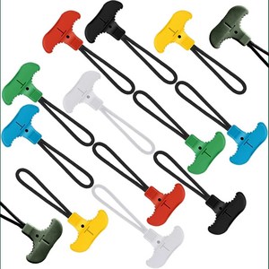 T형 컬러 지퍼 스트링 탈부착형 손잡이 끈 14pcs 세트 지퍼슬라이더, 1개