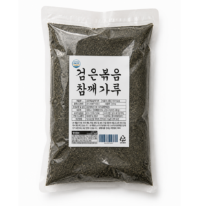 볶음 흑임자가루 검은 볶은참깨가루, 1개, 500g