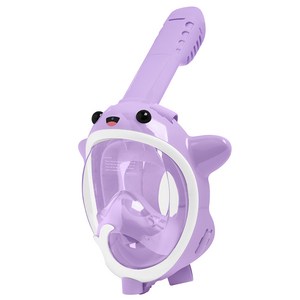 루다 원터치버클형 상어 유아 스노쿨링마스크 어린이 KC인증제품