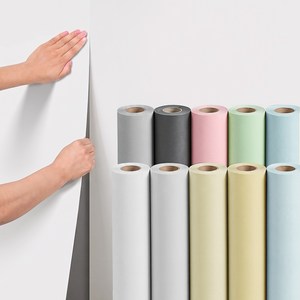 벨살 벽지 시트지 셀프 붙이는 도배지 60cm x 10m, 크림화이트
