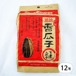 챠챠 해바라기씨 양념맛, 228g, 12개