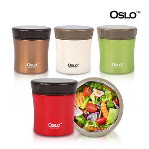 오슬로 스테인레스 스틸 푸드자, 그린, 400ml, 1개