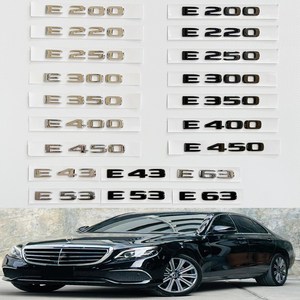 [MS-TECH] 벤츠 호환 E클래스 W213 트렁크 레터링 이니셜 엠블럼, E300(크롬), .