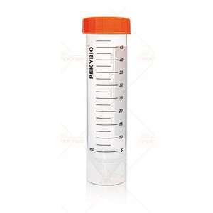 자립형 50ml 25개/팩 스탠드형 코니칼튜브 원심분리튜브 코니컬튜브 세제 샘플 소분용기 보관 콘튜브, 1팩