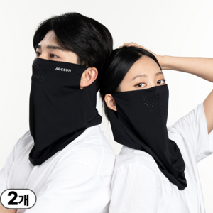 아크썬 자외선차단 쿨 스포츠 골프 마스크 1+1