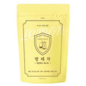 방패차 레몬톡스레시피 저당 레몬유자차, 3개, 20개입, 1.8g