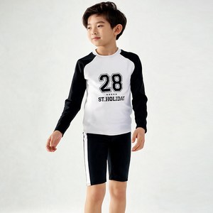 아동 래쉬가드 상의+워터레깅스+수모 세트 DH25-7 수영복