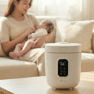 이놀 100도 저소음 올스텐 가열식 무소음 3.5L 신생아 아기 가습기, 화이트 [EW006], EW006