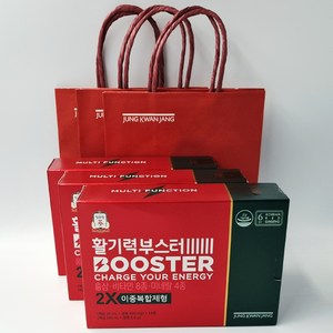 정관장 정품 활기력 부스터 20ml x 14병 + 400mg 14정 + 쇼핑백, 14회분, 3세트