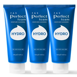 쟈스 퍼펙트 클렌징폼 하이드로, 3개, 120g