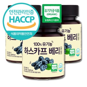 큰나무 유기농 하스카프 베리 동결건조 분말 30gx3통 폴란드, 30g, 3개