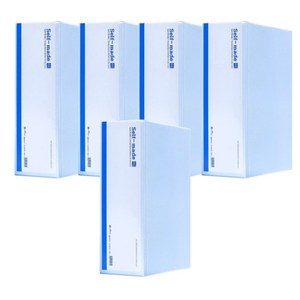 백투명 3공D링바인더(A4), 5개, 10cm