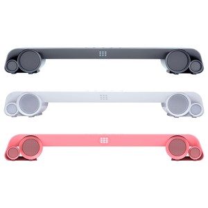마이크로닉스 ROUND STUDIO V2 커브드 유무선 PC용 스피커, BT-1000, 핑크