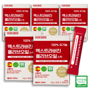퓨어데이즈 아침엔 냉압착 유기농 엑스트라버전 올리브오일 스틱, 150개, 10g