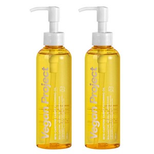 비건프로젝트 베타카로틴 당근 클렌징 오일, 2개, 200ml