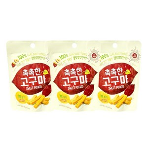 촉촉한 고구마 말랭이, 50g, 3개