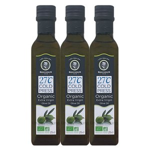 브로슈낭 유기농 엑스트라버진 올리브유, 250ml, 3개