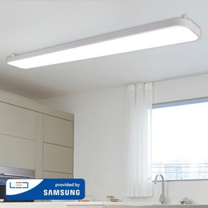 오스람칩 LED 주방등 60W 천장등 조명 전등 플리커프리 (설치설명서 포함), 화이트