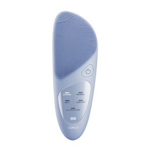 COSLUS 메이크업 세안 + 눈가 마사지 히팅 진동클렌저, 블루, JMY05