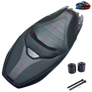 모토싱크 혼다 ADV350 컴포트 다운 시트 안장 등받이 쿠션 튜닝 업킷 장착 21년 이상, 1세트, 화이트라인 다운 수전사