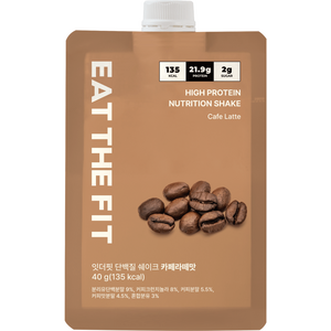 잇더핏 단백질 쉐이크 파우치 카페라떼맛, 1개, 40g