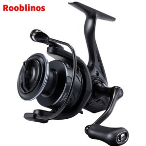 ROOBLINOS W2 하이기어 스피닝릴 초경량 대륙의 다이와, 블랙, W2-2000B
