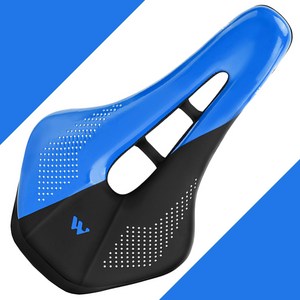 웨스트바이킹 로드 MTB 자전거 안장 YPZ101, 1개, 블루블랙