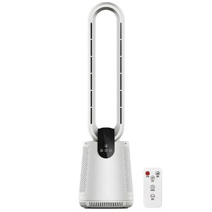 프리미엄 BLDC모터 LED 12단계 풍량 리모컨 원형 날개없는 선풍기, EU-5915DC