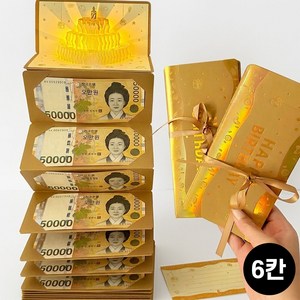 앙플러스 부모님 생신 생일 이벤트 용돈 봉투, 1개, 골드6