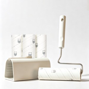 16cm 사선절취 업그레이드 린트롤러 짧은손잡이 타입 고점착력 옷 반려동물 털 먼지 제거, 1개