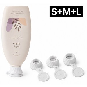 디심플 샴푸 로션 절약 뚜껑 거꾸로캡, 3개, S+M+L