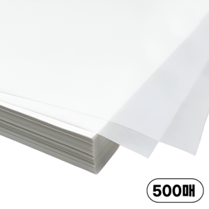 유산지 20x30 기름종이 식품용 노루지 쟁반지 봉투 포장지 500매, 1개